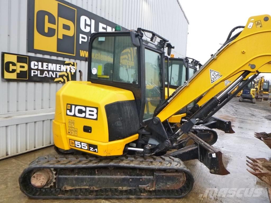 JCB 55 Z-1 Vidēja lieluma ekskavatori 7 t - 12 t