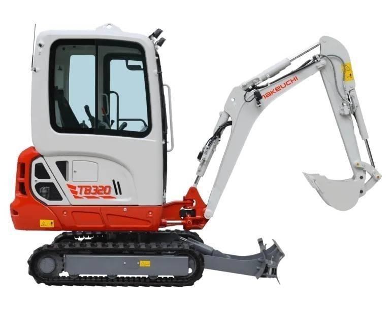 Takeuchi TB320 Mini ekskavatori < 7 t