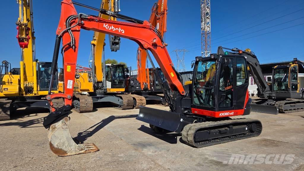 Kubota KX 080-4 Vidēja lieluma ekskavatori 7 t - 12 t