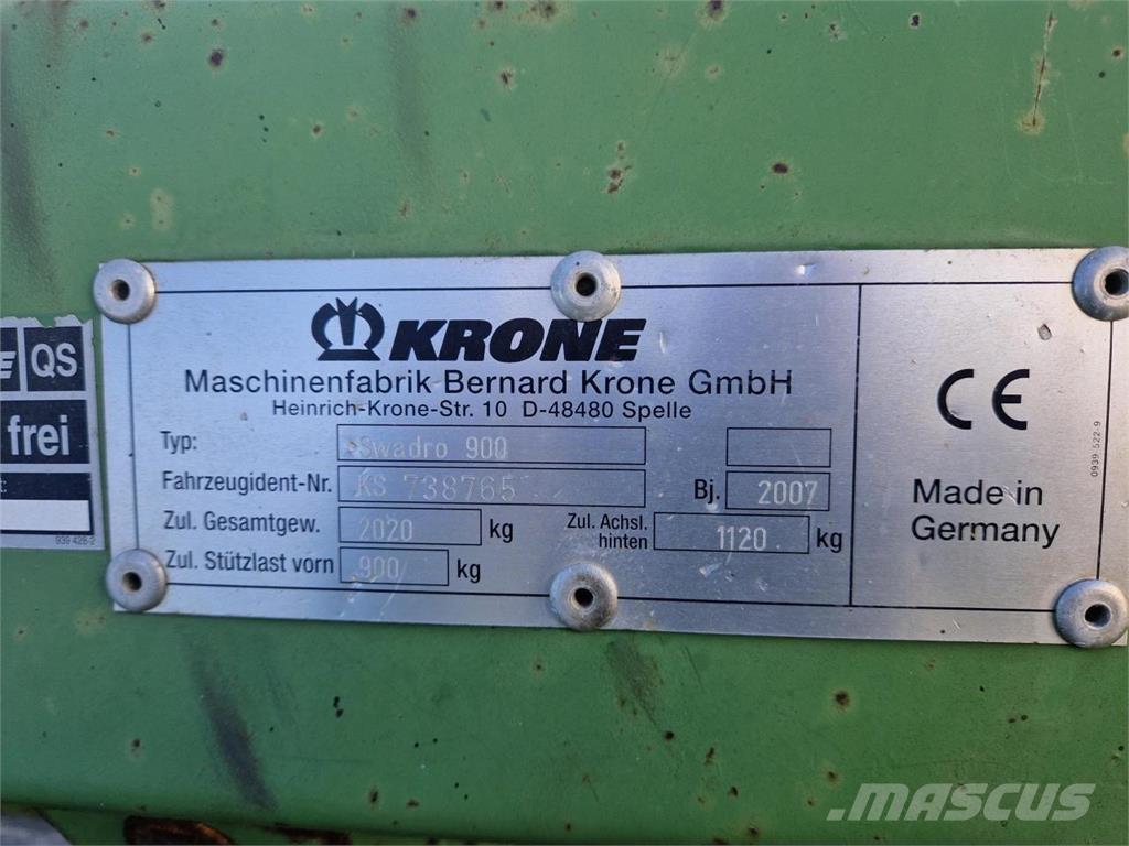 Krone Swadro 900 Vālotāji