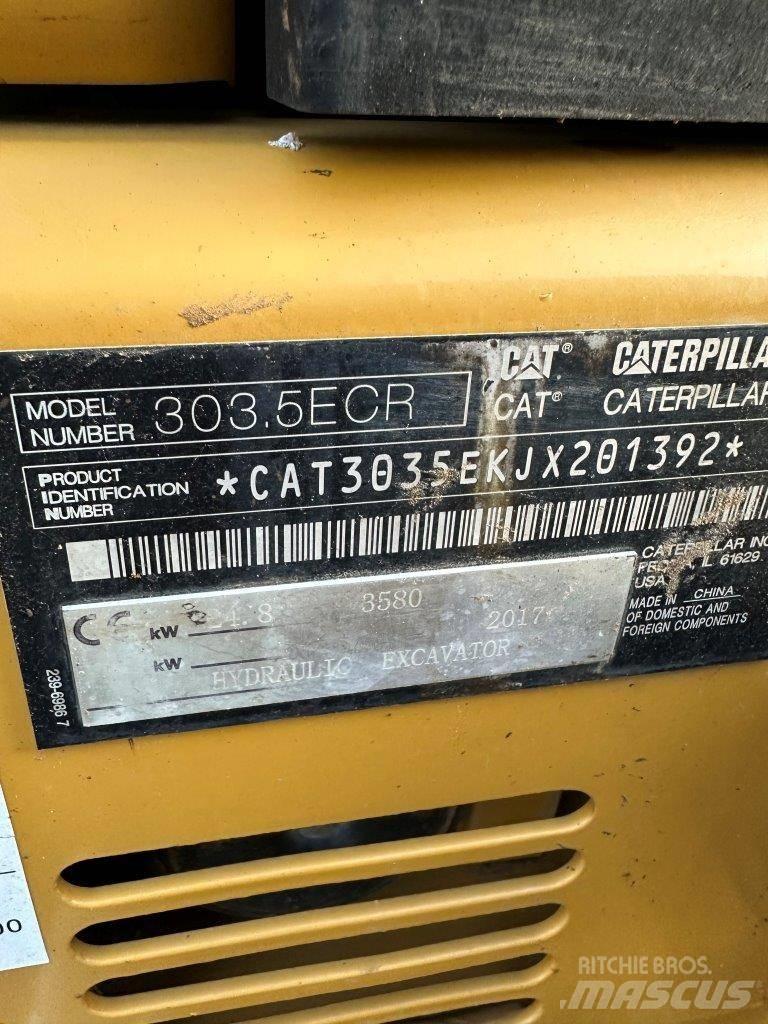 CAT 303.5 E CR Mini ekskavatori < 7 t
