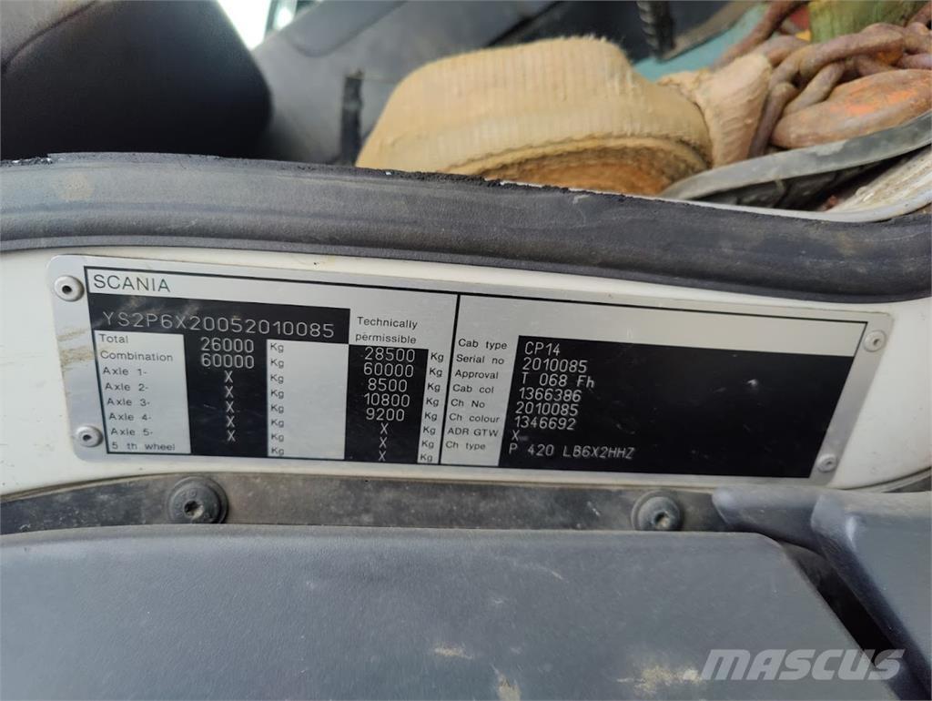 Scania P420 6x2 Pašizgāzējs