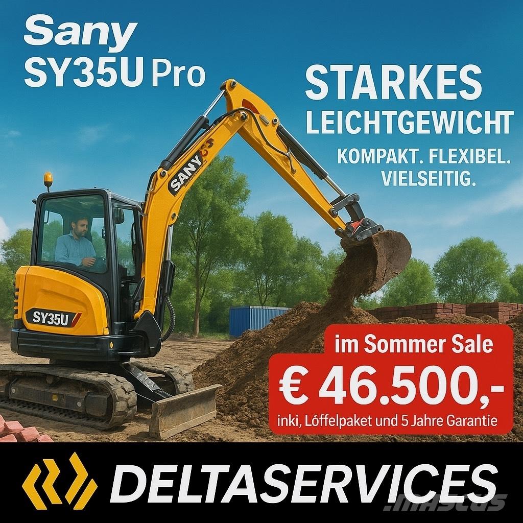 Sany SY 35 U Mini ekskavatori < 7 t