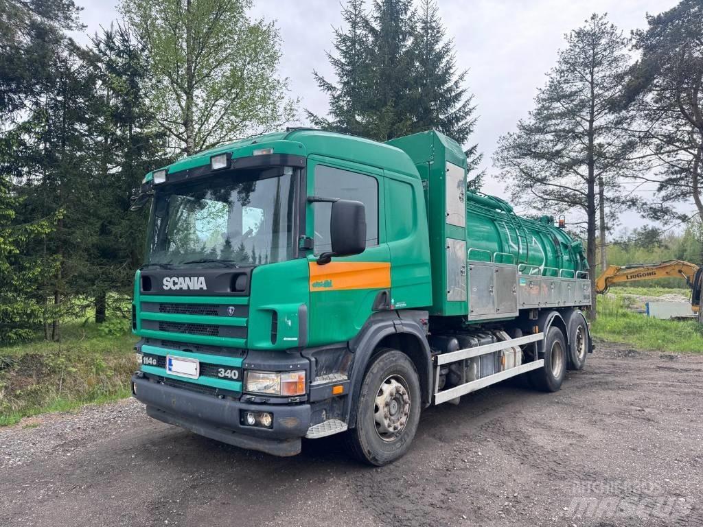 Scania P 114 Kombinētās vakumsūkņa mašīnas