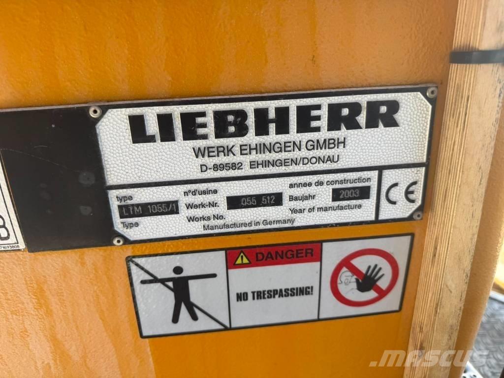Liebherr LTM 1055-1 Visurgājēji celtņi