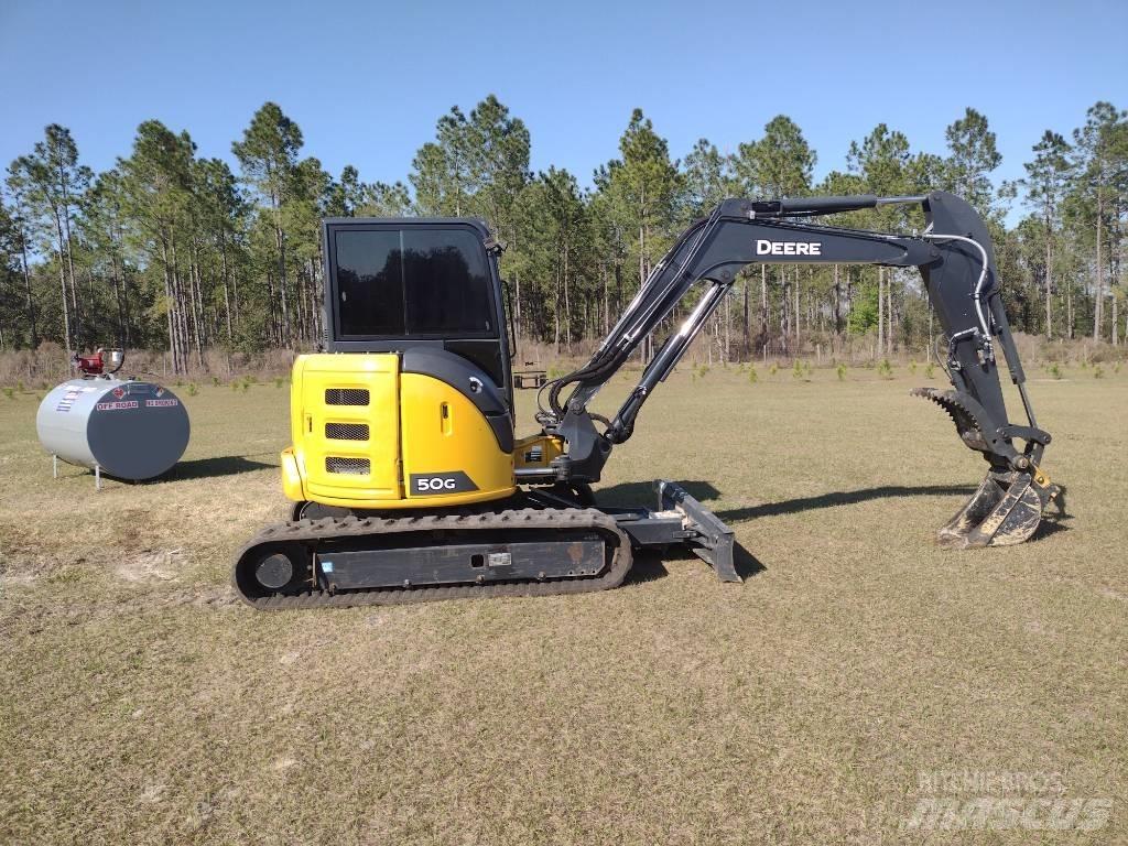DEERE 50G Mini ekskavatori < 7 t