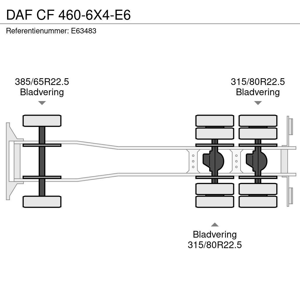 DAF CF 460-6X4-E6 Treileri ar āķi