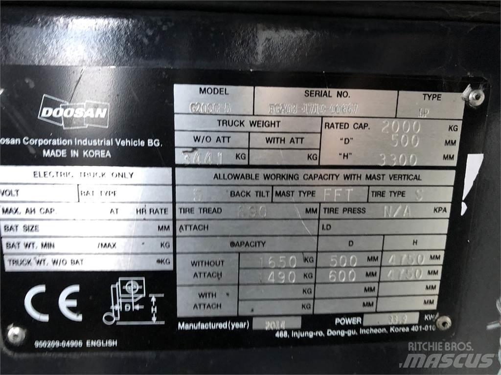 Doosan G20 SC-5 LPG tehnika