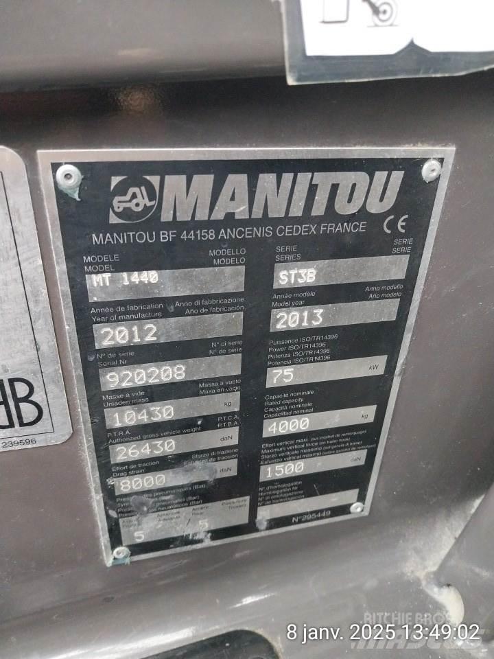 Manitou MT1440 Teleskopiskie manipulatori