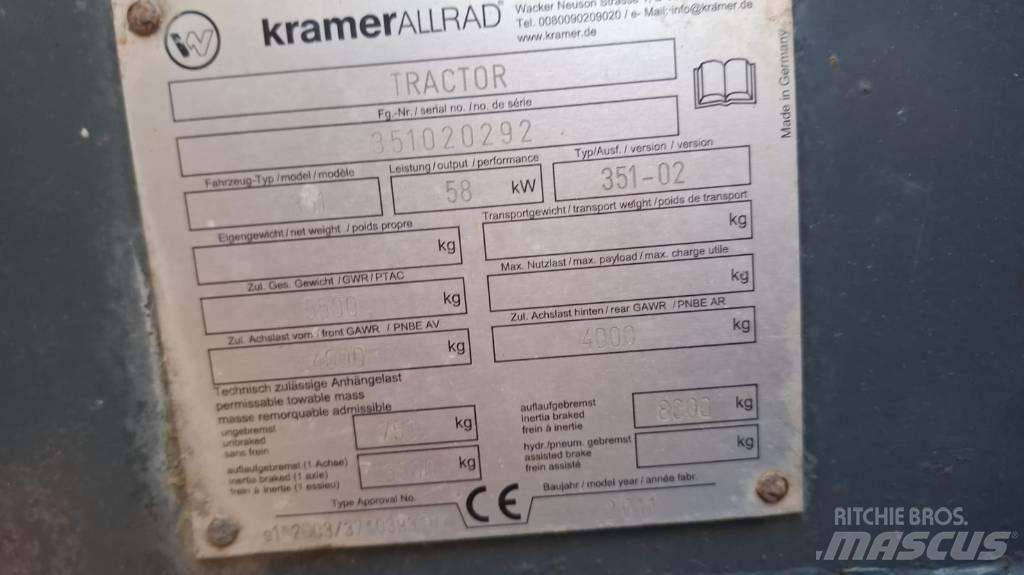 Kramer 480 Iekrāvēji uz riteņiem