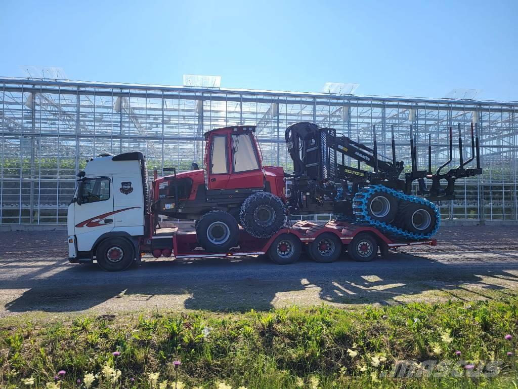 Volvo FH 12 500 Treileri meža tehnikas transportēšanai