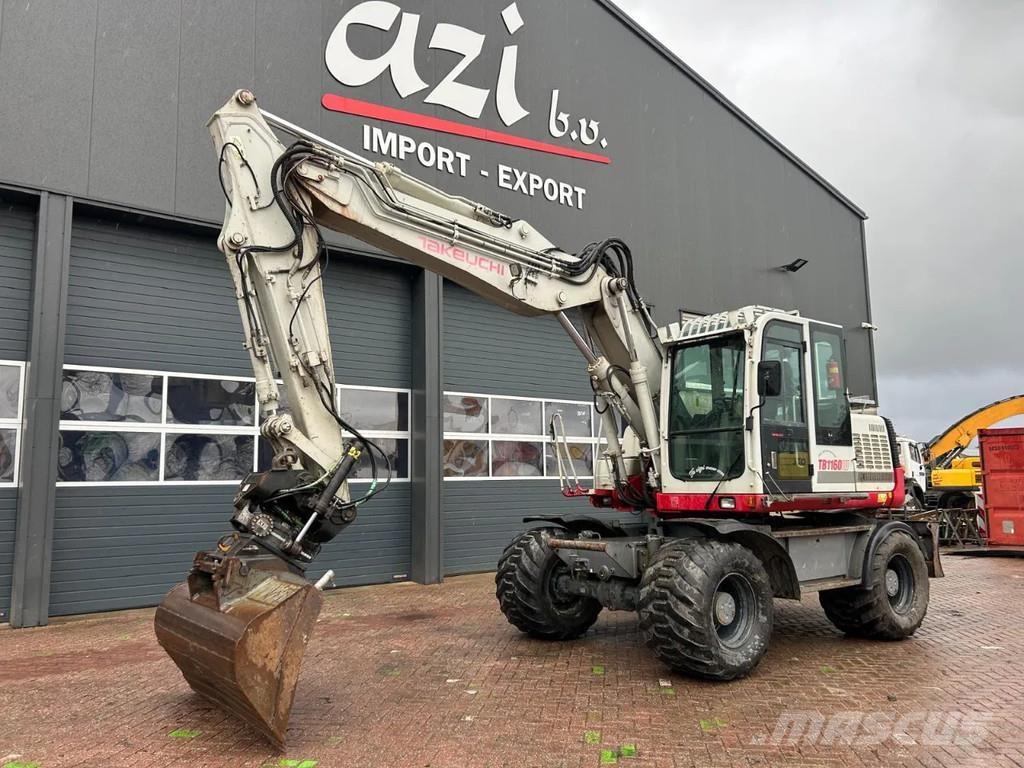 Takeuchi TB1160W Ekskavatori uz riteņiem