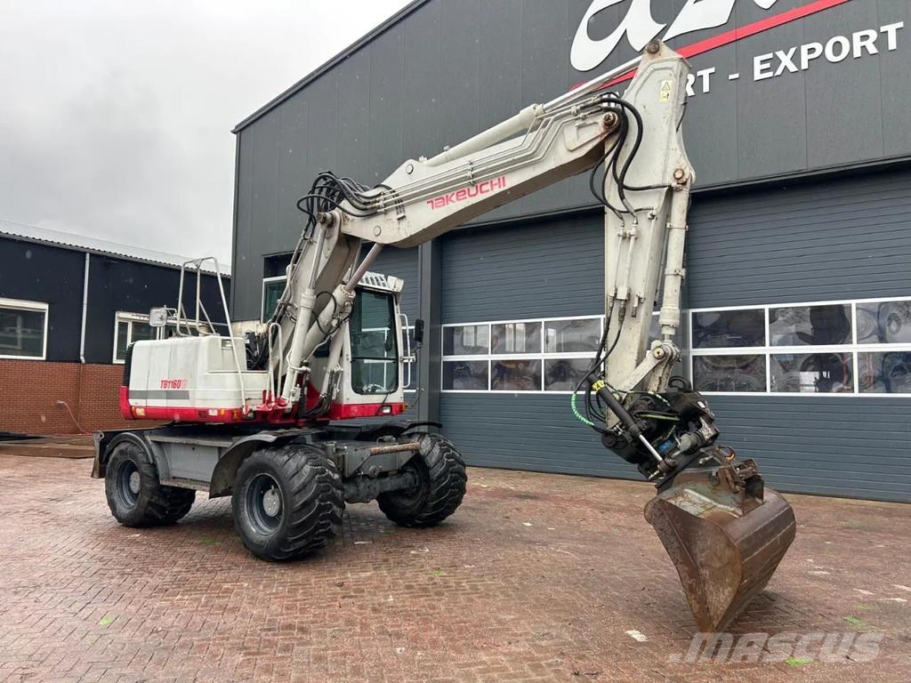 Takeuchi TB1160W Ekskavatori uz riteņiem