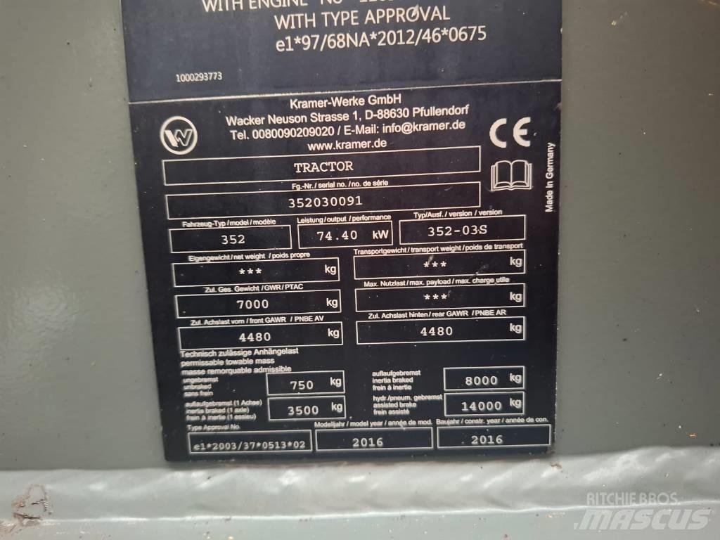 Kramer 8105 Iekrāvēji uz riteņiem