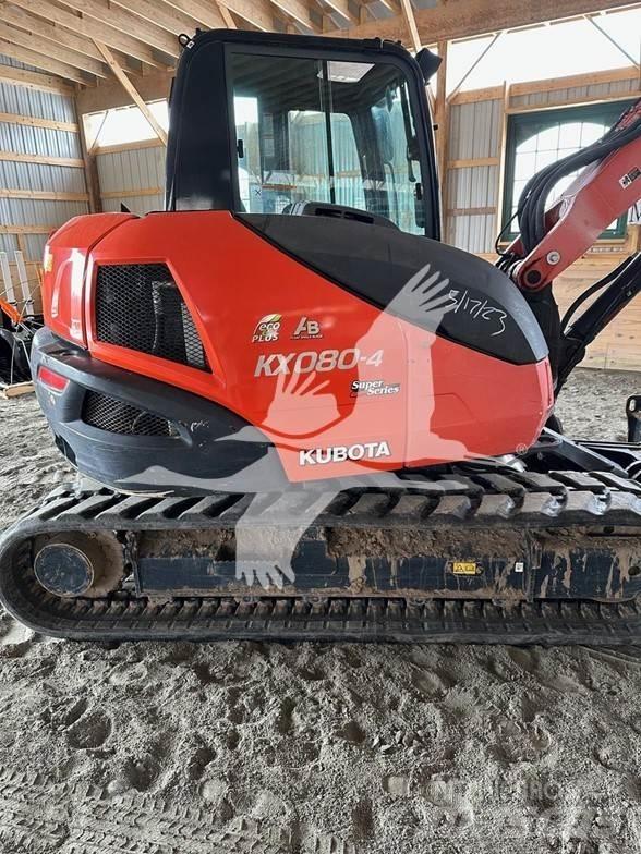 Kubota KX080-4 Kāpurķēžu ekskavatori