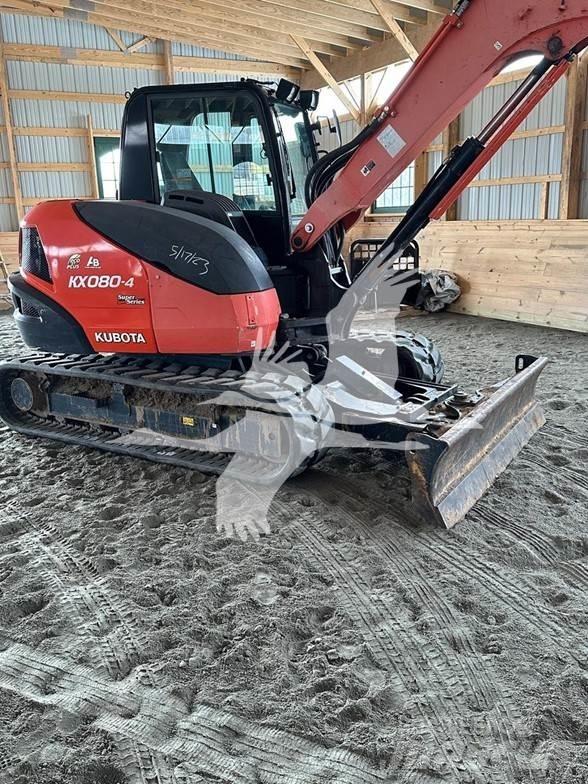Kubota KX080-4 Kāpurķēžu ekskavatori
