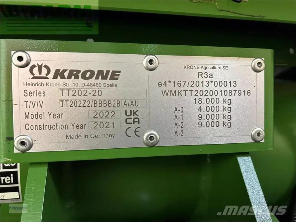 Krone mx 370 gl Citas piekabes