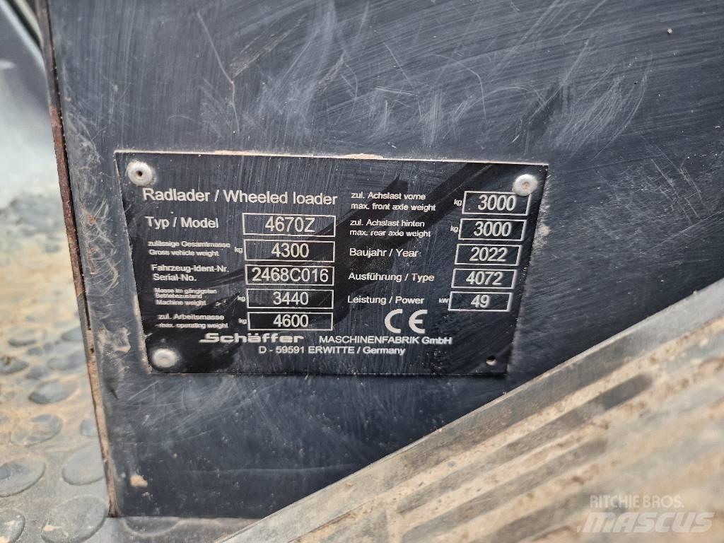 Schäffer 4670Z Iekrāvēji uz riteņiem