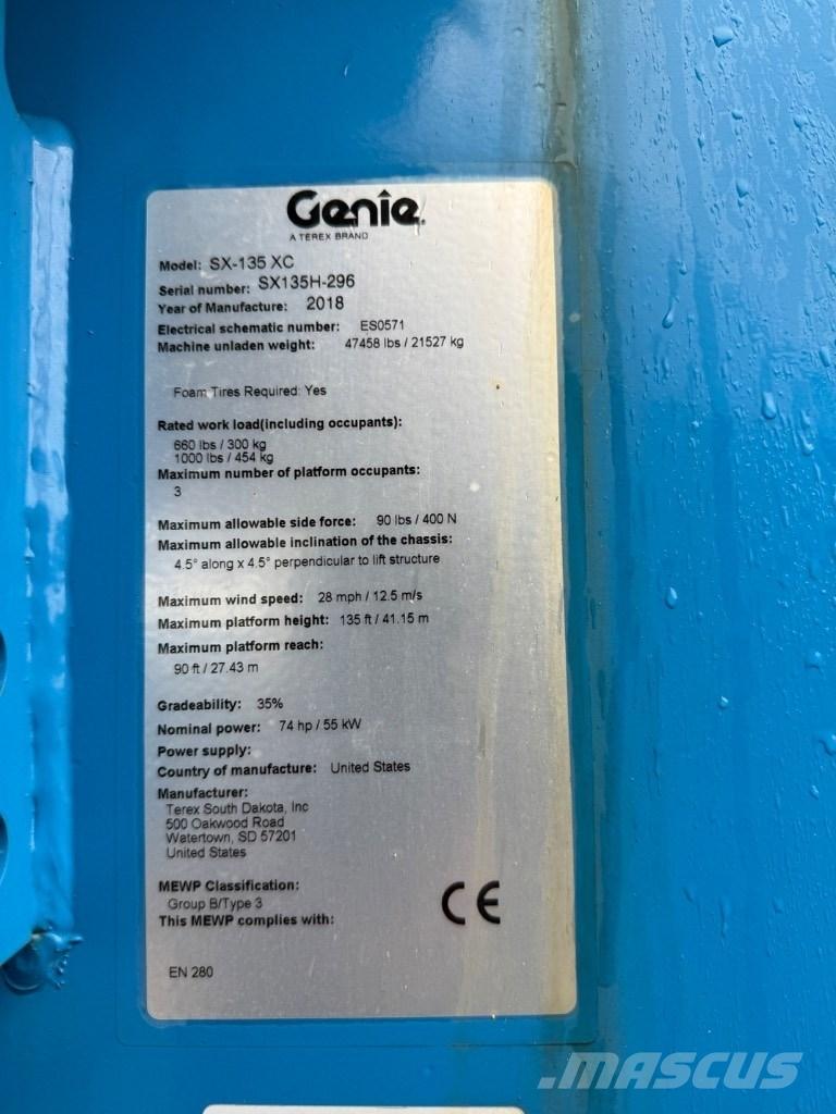 Genie SX 135 XC Strēles pacēlāji
