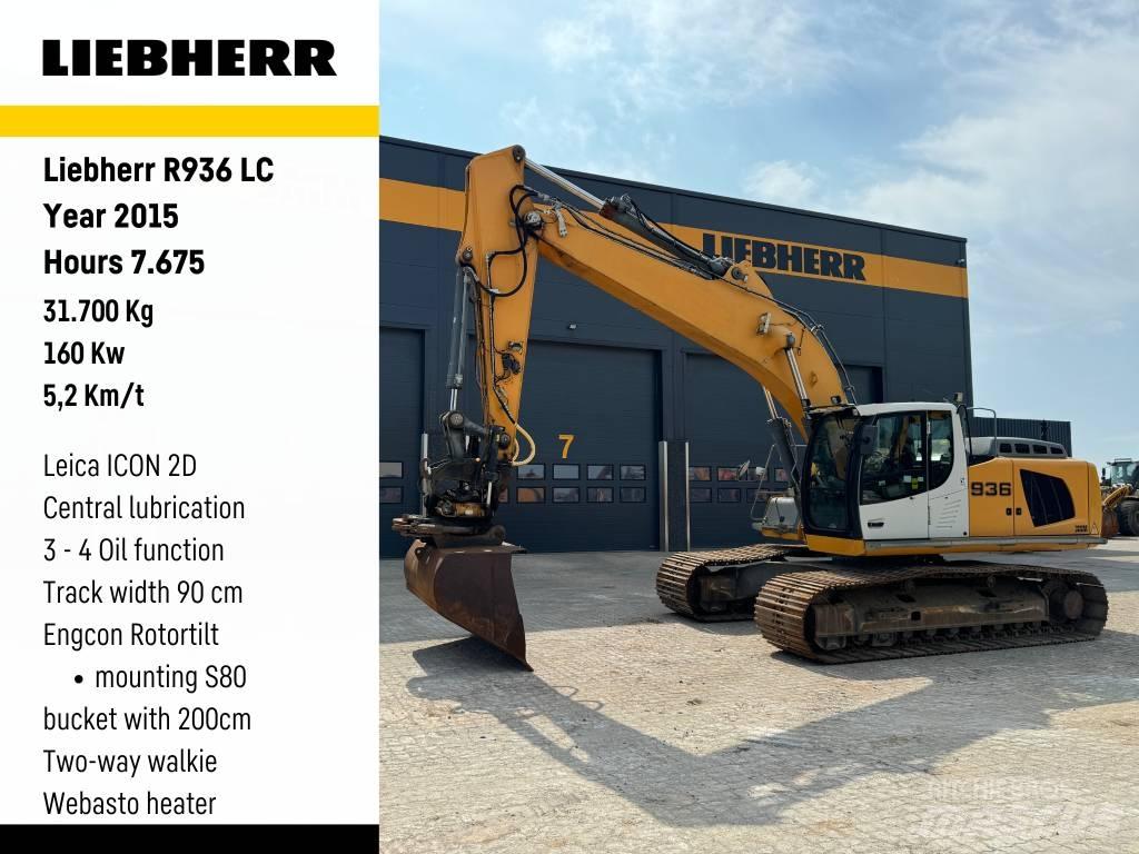 Liebherr R936 LC Kāpurķēžu ekskavatori