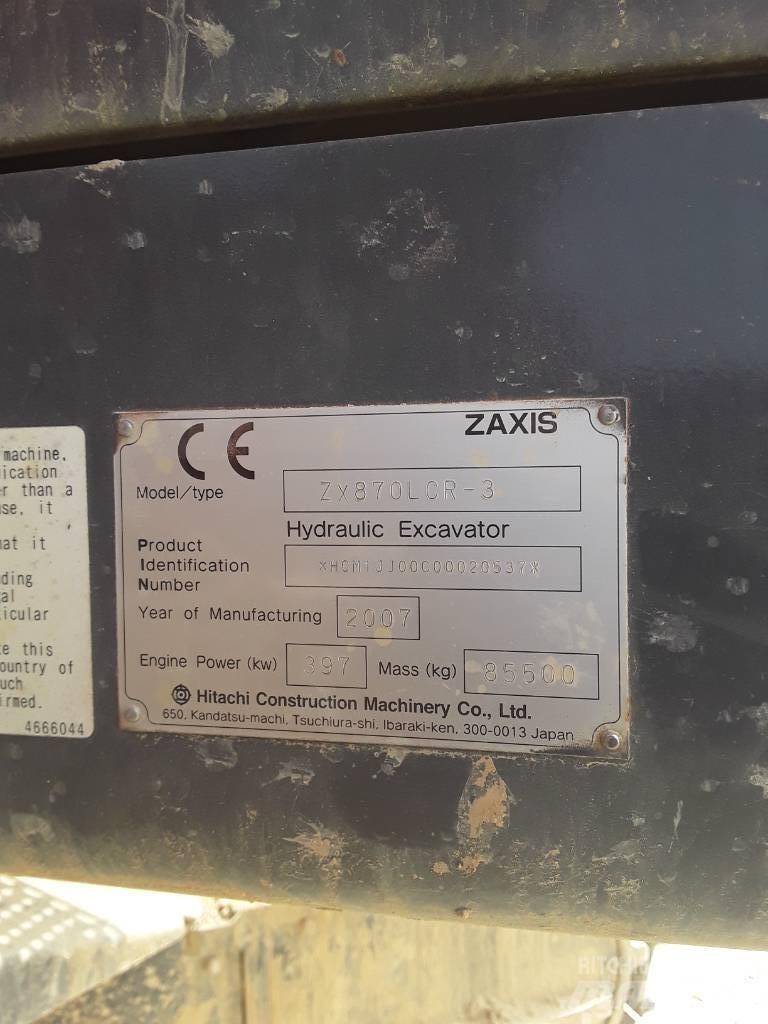 Hitachi ZX870LCR-3 Kāpurķēžu ekskavatori