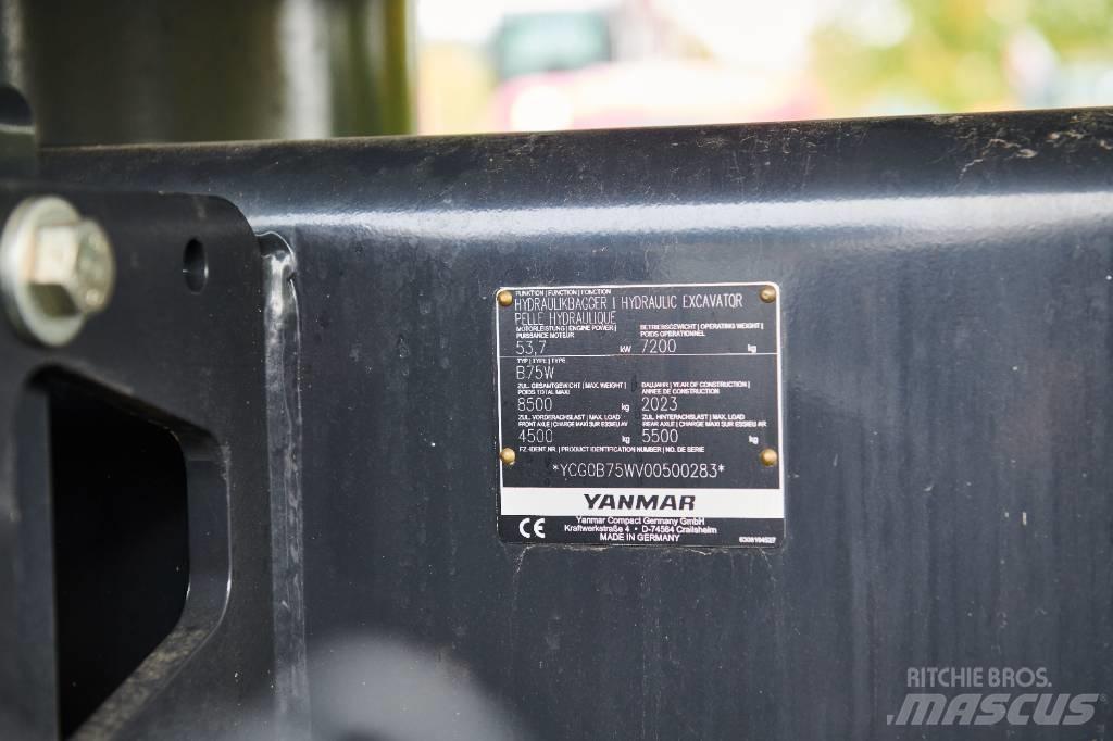 Yanmar B 75 W Ekskavatori uz riteņiem