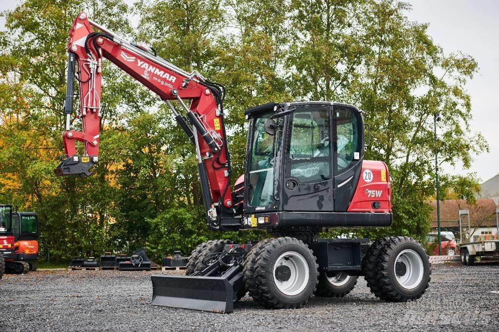 Yanmar B 75 W Ekskavatori uz riteņiem