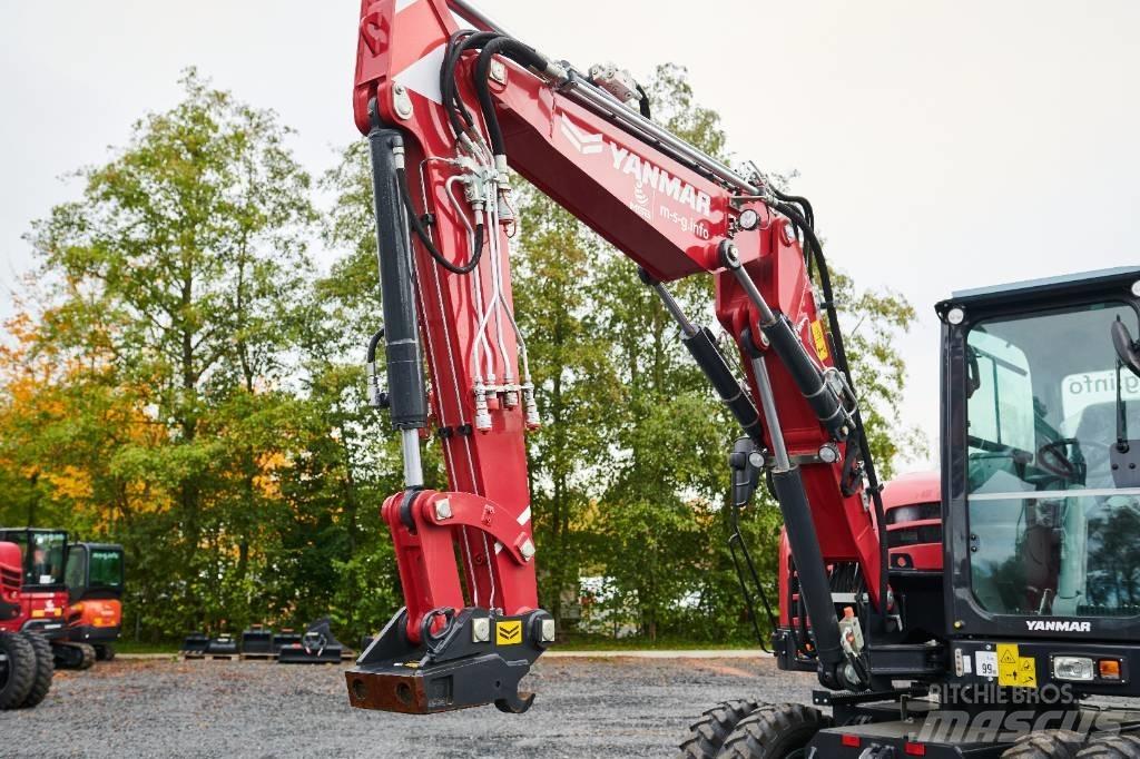Yanmar B 75 W Ekskavatori uz riteņiem