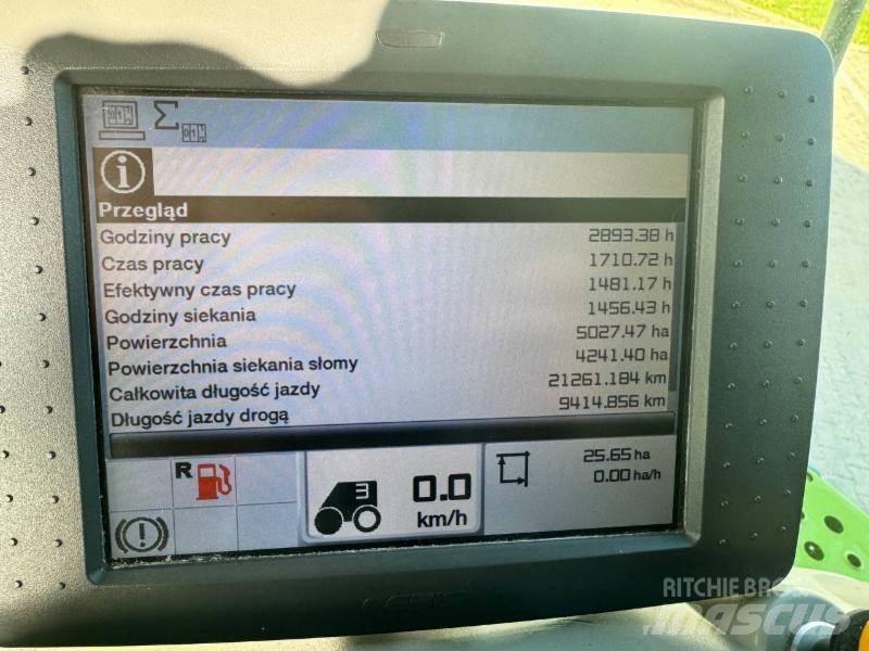 CLAAS LEXION 740 Ražas novākšanas kombaini