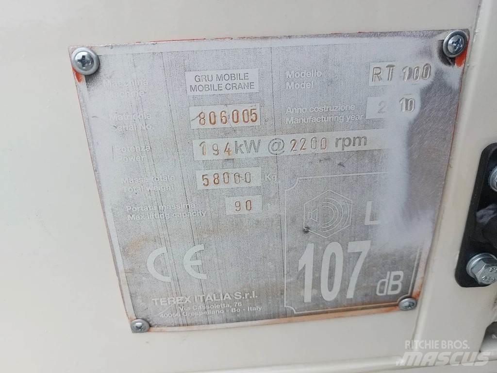 Terex RT100 Celtņi nelīdzenām virsmām