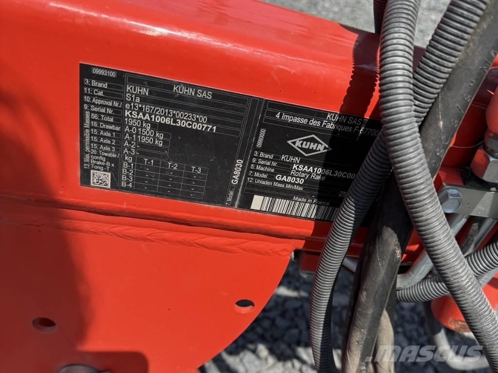 Kuhn GA 8030 Vālotāji