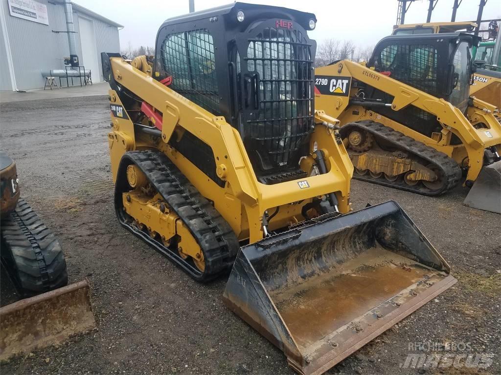 CAT 249D Lietoti riteņu kompaktiekrāvēji