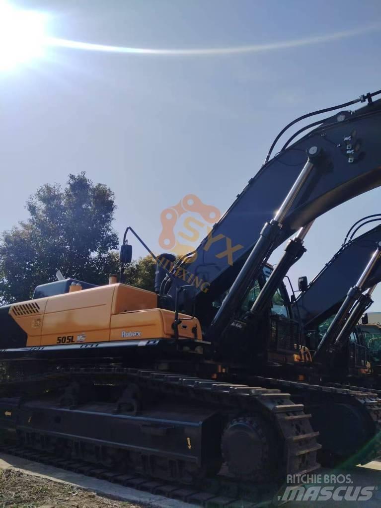 Hyundai R 505 L VS Kāpurķēžu ekskavatori