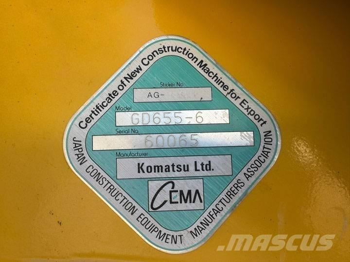 Komatsu GD 655-6 Greideri