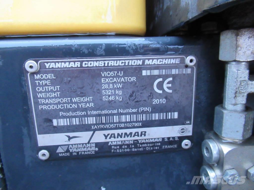 Yanmar Vio 57-U Mini ekskavatori < 7 t