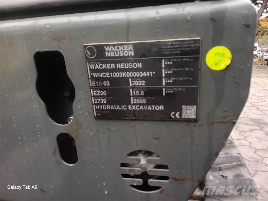 Wacker Neuson EZ26 Kāpurķēžu ekskavatori