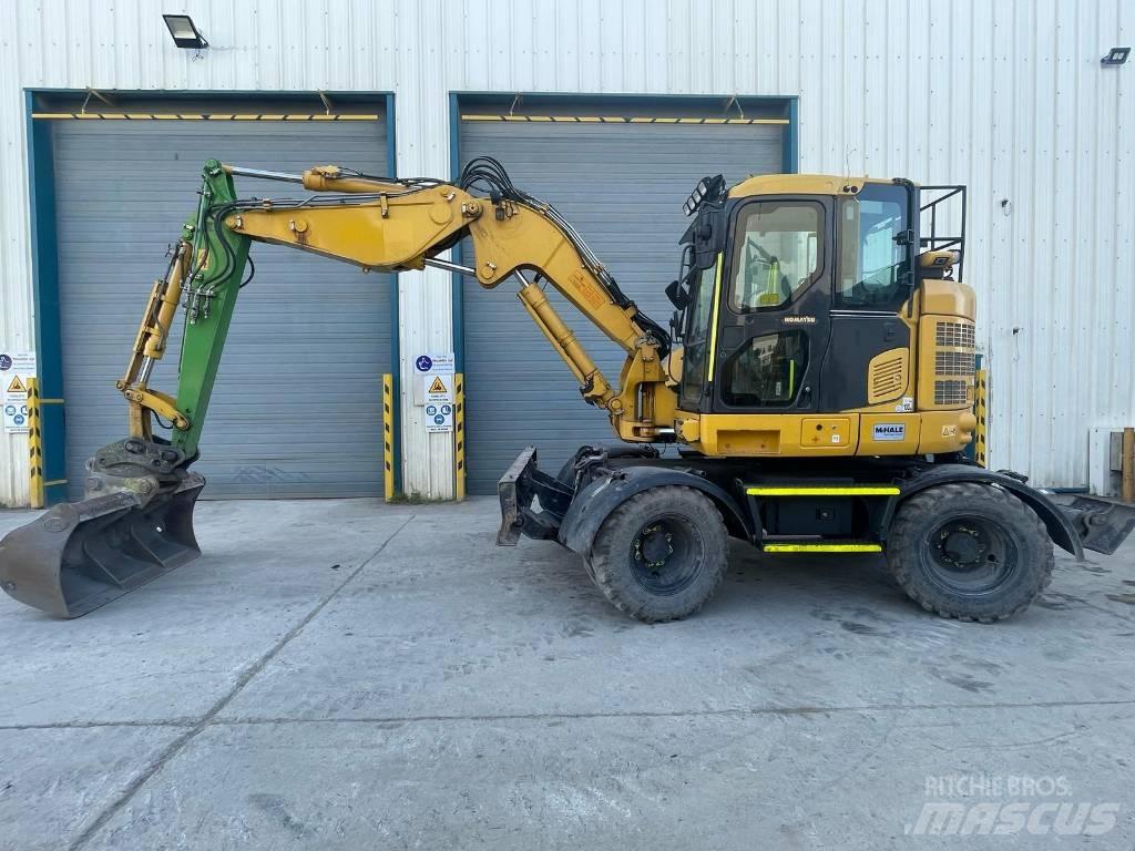 Komatsu PW118-11 Ekskavatori uz riteņiem