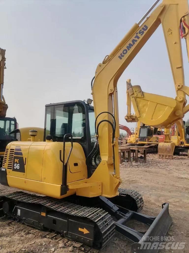 Komatsu PC56-7 Kāpurķēžu ekskavatori