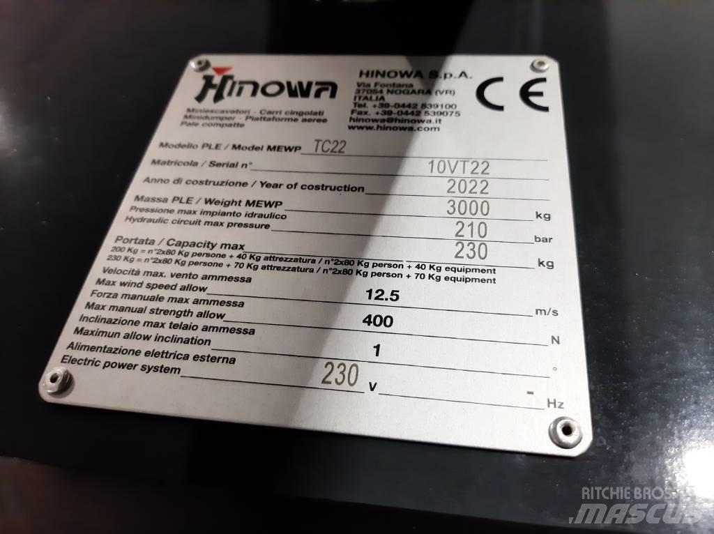 Hinowa TC 22 N Teleskopiskie pacēlāji