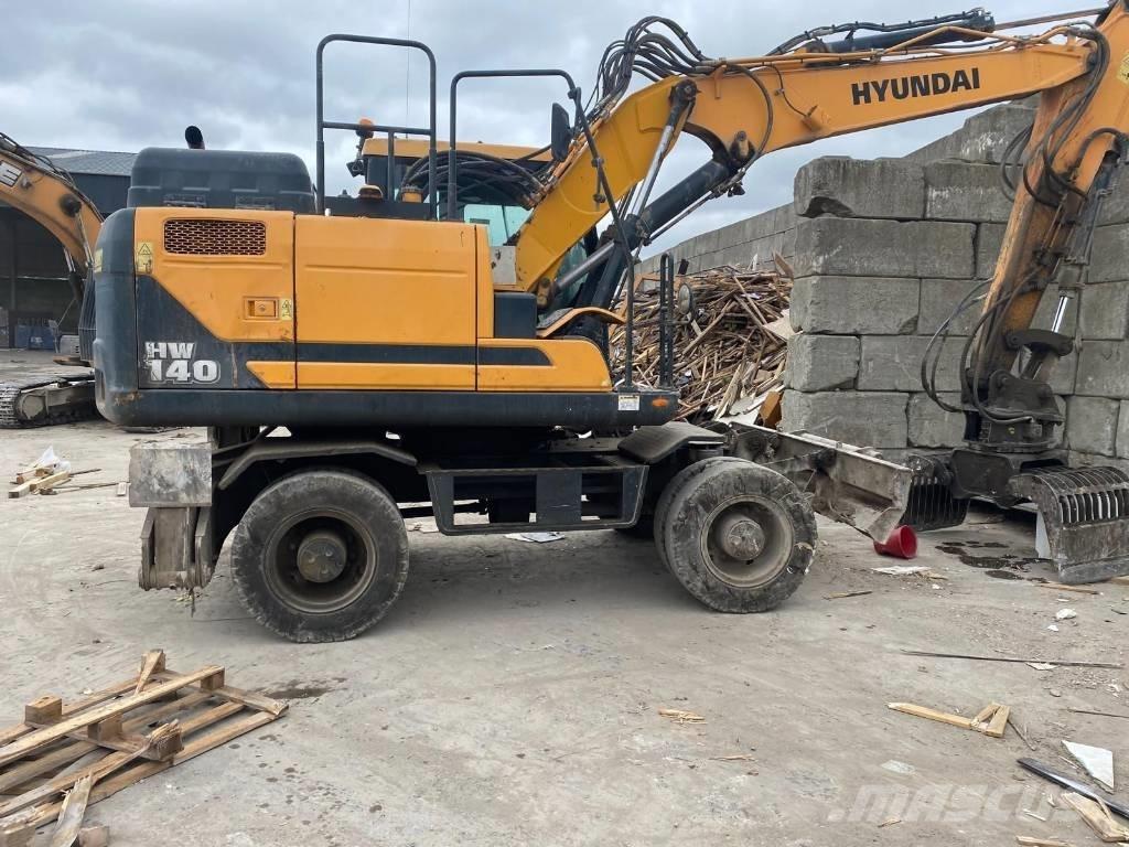 Hyundai HW 140 Ekskavatori uz riteņiem