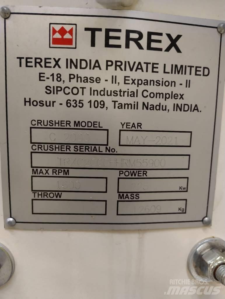 Terex Canica 2000 Drupinātāji