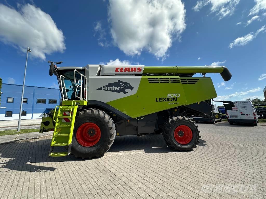 CLAAS Lexion 670 Ražas novākšanas kombaini