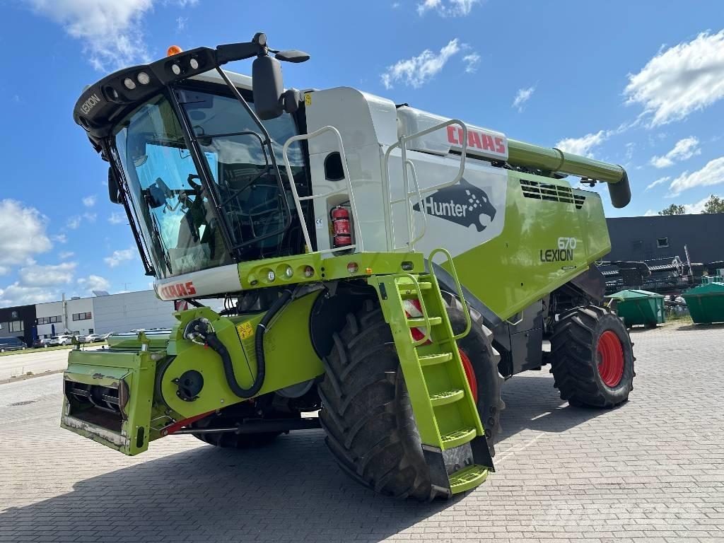 CLAAS Lexion 670 Ražas novākšanas kombaini