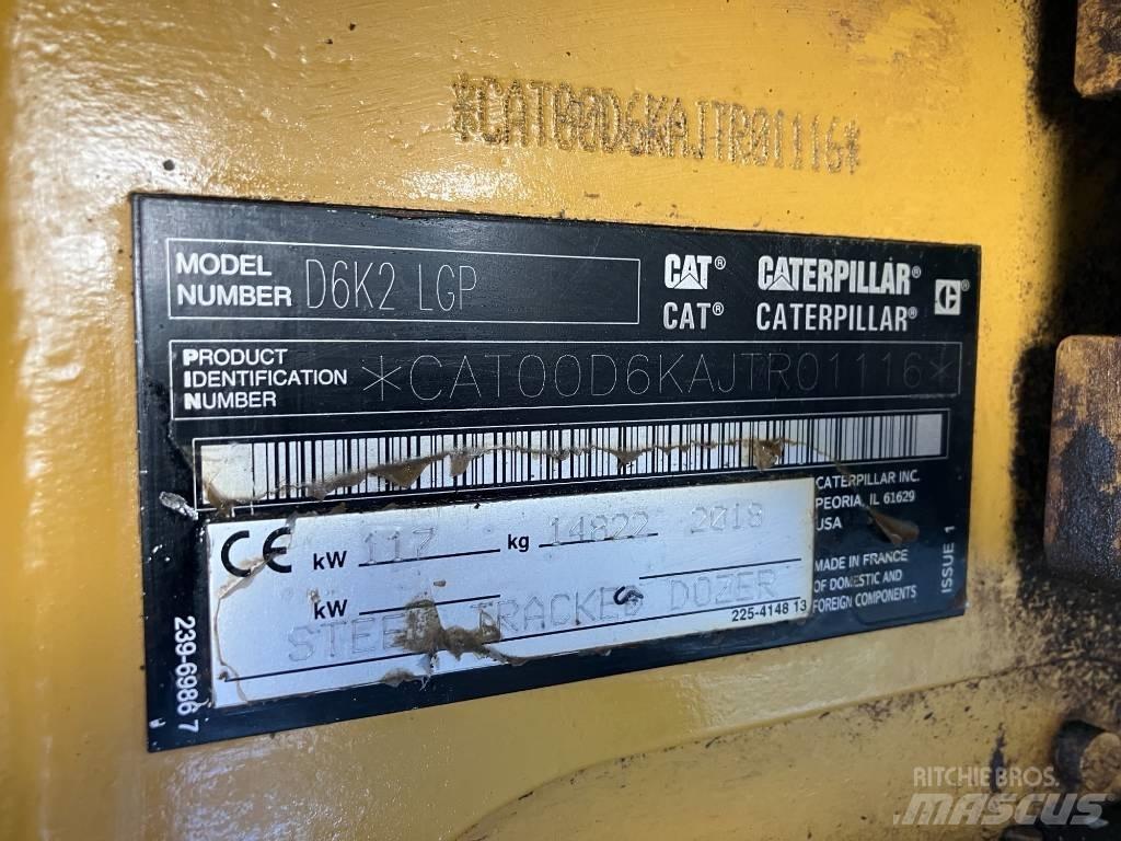 CAT D6K2 LGP Kāpurķēžu buldozeri