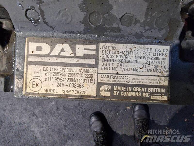 DAF GR165U2 Dzinēji