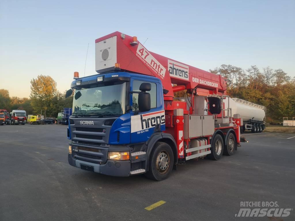 Scania P 380 Pacēlāji uz automašīnas bāzes