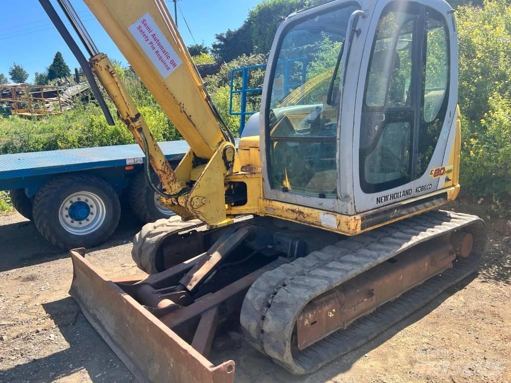 New Holland E 80 Vidēja lieluma ekskavatori 7 t - 12 t