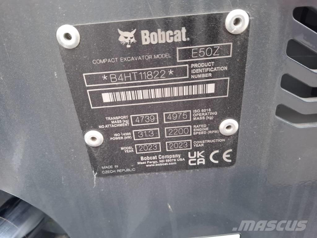 Bobcat E 50z Mini ekskavatori < 7 t