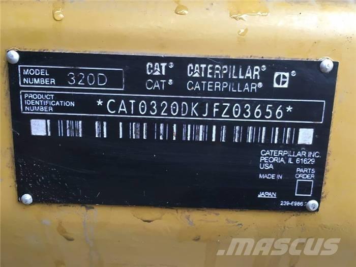 CAT 320 D Kāpurķēžu ekskavatori