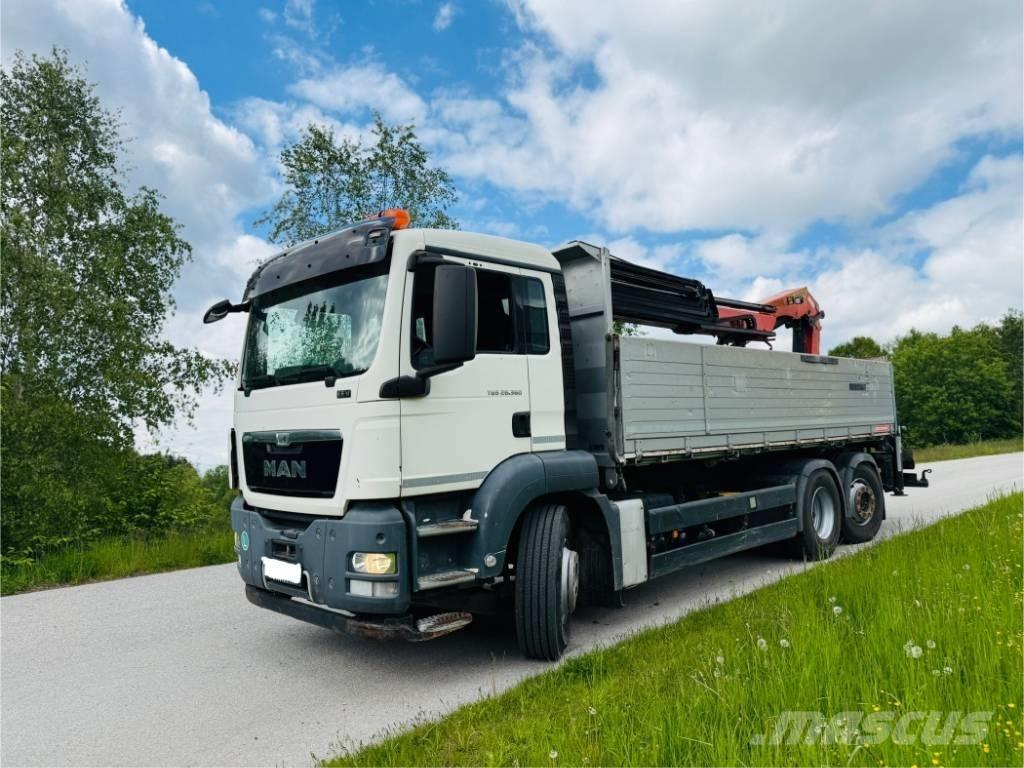 MAN TGS 26.360 Smagās mašīnas ar celtni